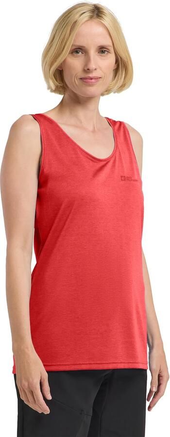 Jack Wolfskin Crosstrail Tank Women Functioneel topje Dames XXL vibrant red Vibrant Red - Foto 6