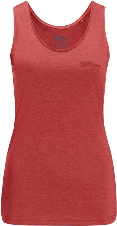 Jack Wolfskin Crosstrail Tank Women Functioneel topje Dames XXL vibrant red Vibrant Red - Foto 3
