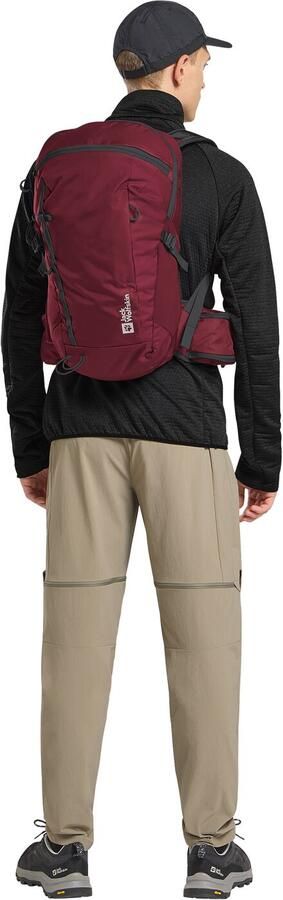 Jack Wolfskin Cyrox Shape 20 Duurzame wandelrugzak One Size deep ruby Deep Ruby - Foto 9