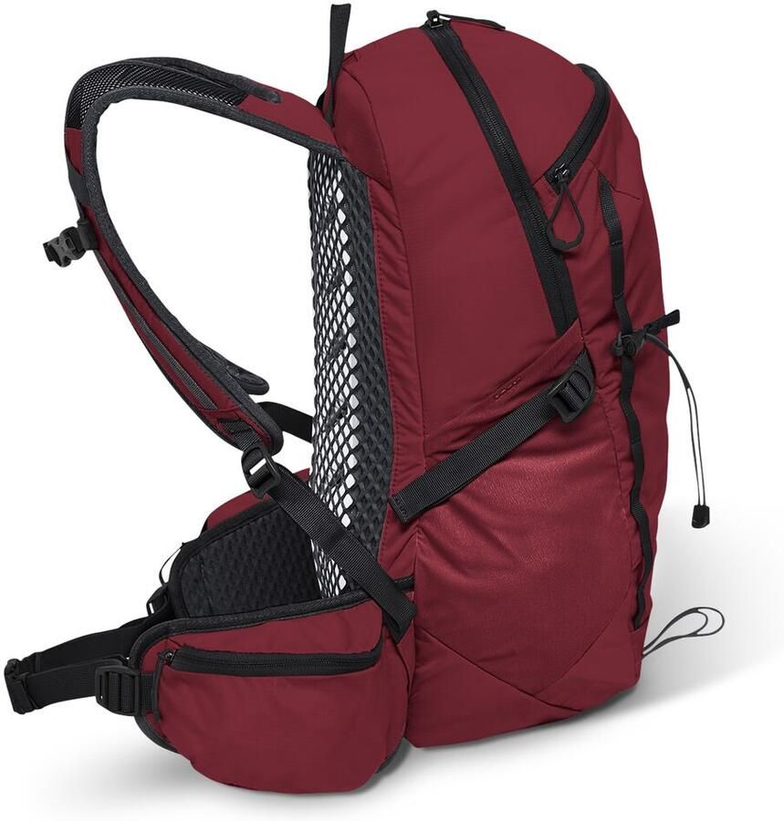 Jack Wolfskin Cyrox Shape 20 Duurzame wandelrugzak One Size deep ruby Deep Ruby