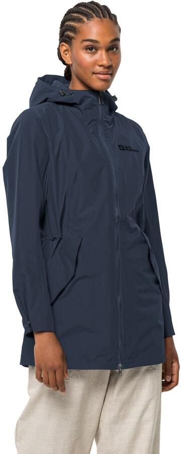 Jack Wolfskin Dakar Parka Women Regenjas Dames XXL night blue 1033 night blue 1033 - Foto 6