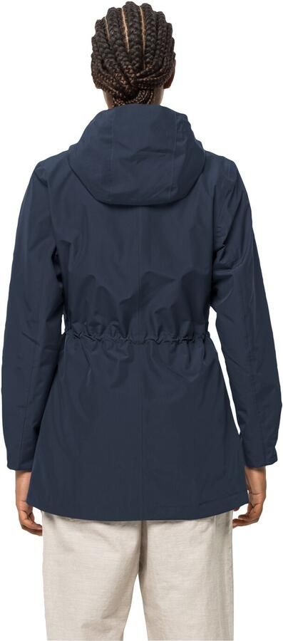 Jack Wolfskin Dakar Parka Women Regenjas Dames XXL night blue 1033 night blue 1033 - Foto 5