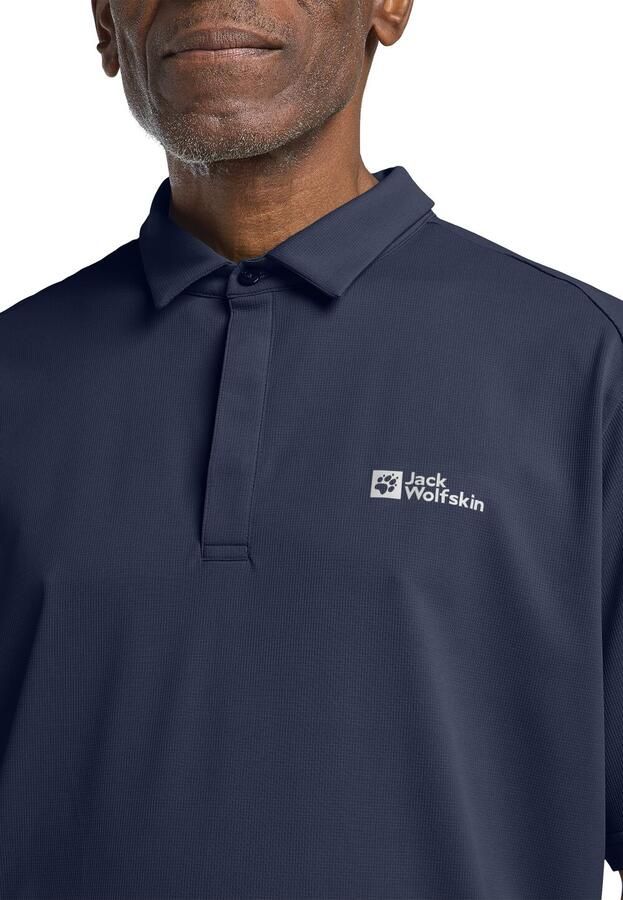 Jack Wolfskin Delgami Polo Men Poloshirt Heren XXXL blue night blue - Foto 3