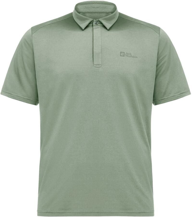 Jack Wolfskin Delgami Polo Men Poloshirt Heren 2XL eucalyptus