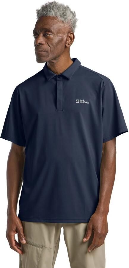 Jack Wolfskin Delgami Polo Men Poloshirt Heren XXXL blue night blue - Foto 6
