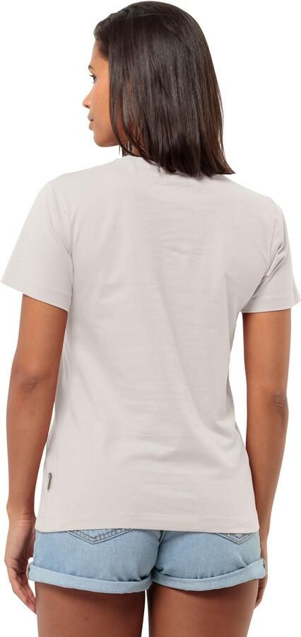 Jack Wolfskin Discover Heart T-Shirt Women T-shirt van biologisch katoen Dames XXL sea shell Sea Shell - Foto 3