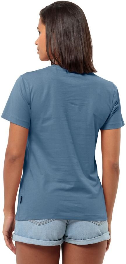 Jack Wolfskin Discover Heart T-Shirt Women T-shirt van biologisch katoen Dames XXL elemental blue Elemental Blue - Foto 3