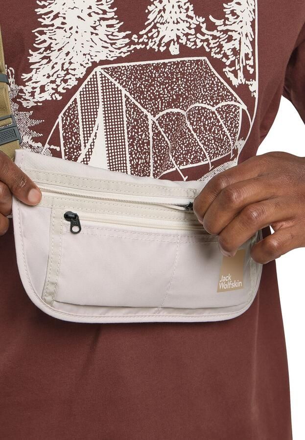 Jack Wolfskin Docu t Belts DE Luxe Buiktasje voor reisdocu ten One Size sea shell Sea Shell - Foto 3