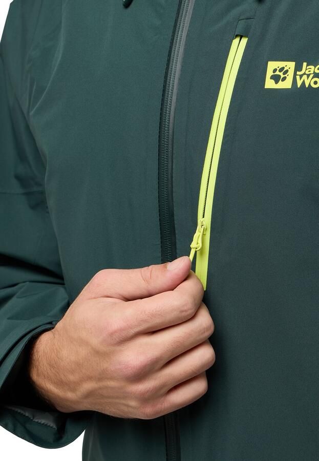 Jack Wolfskin Eagle Peak 2L Jacket Men Regenjack Heren 2XL black olive black olive - Foto 3