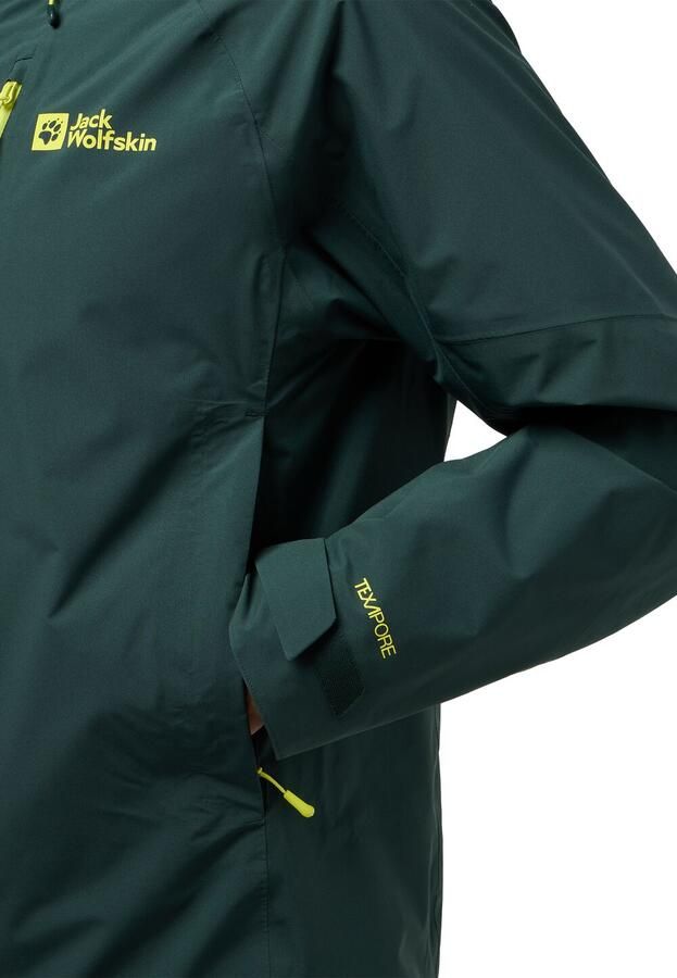 Jack Wolfskin Eagle Peak 2L Jacket Men Regenjack Heren 2XL black olive black olive - Foto 5
