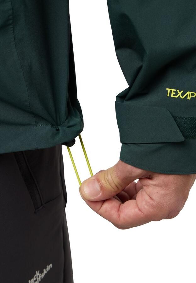 Jack Wolfskin Eagle Peak 2L Jacket Men Regenjack Heren 2XL black olive black olive - Foto 6