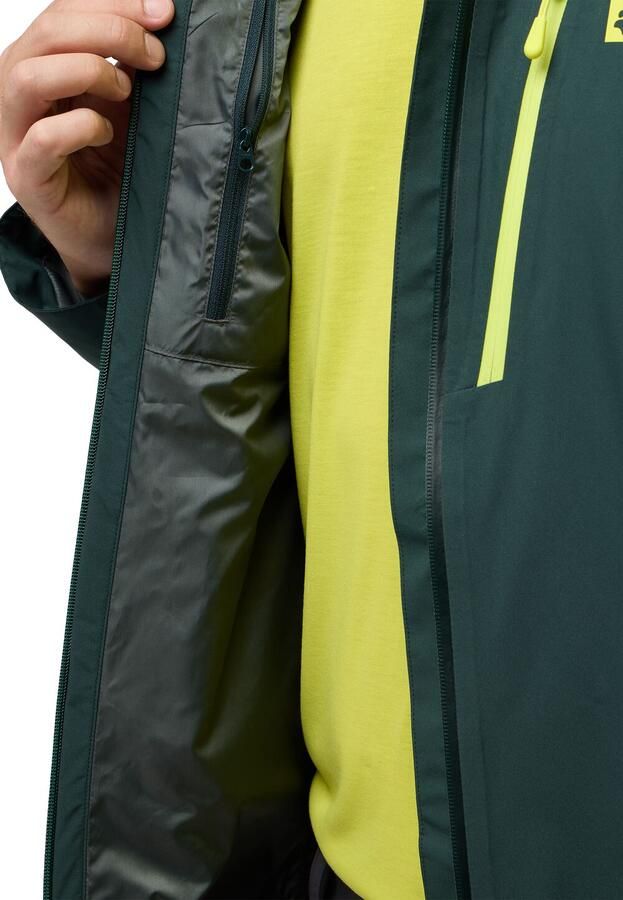 Jack Wolfskin Eagle Peak 2L Jacket Men Regenjack Heren 2XL black olive black olive - Foto 7