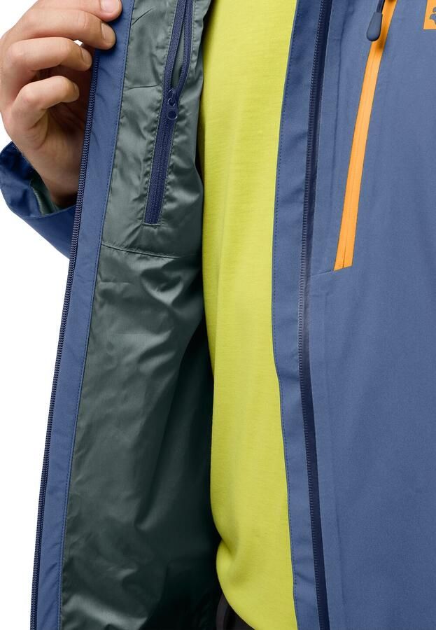 Jack Wolfskin Eagle Peak 2L Jacket Men Regenjack Heren XXL nature blue nature blue - Foto 7