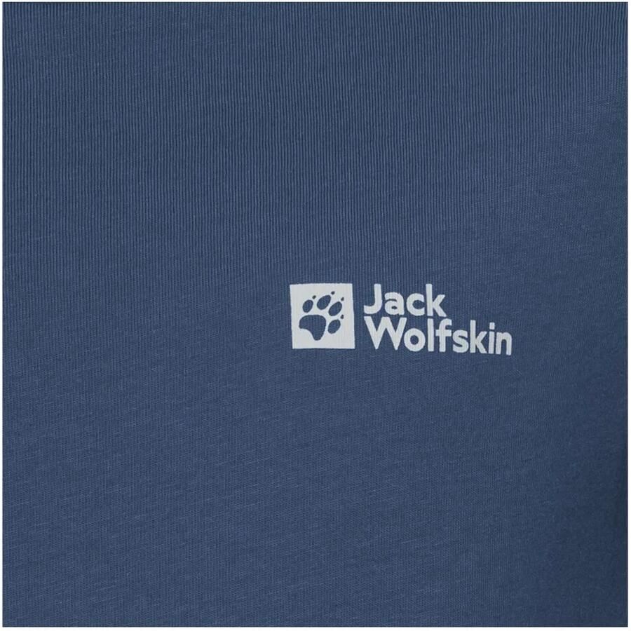 Jack Wolfskin Essential Cotton T-Shirt Kids T-shirt van biologisch katoen Kinderen 104 evening sky Evening Sky