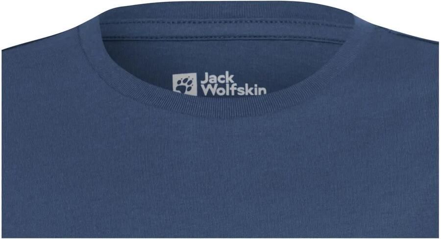 Jack Wolfskin Essential Cotton T-Shirt Kids T-shirt van biologisch katoen Kinderen 104 evening sky Evening Sky - Foto 5