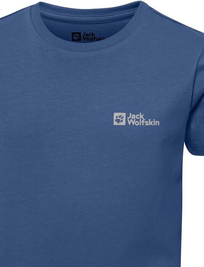 Jack Wolfskin Essential Cotton T-Shirt Kids T-shirt van biologisch katoen Kinderen 104 evening sky Evening Sky - Foto 6