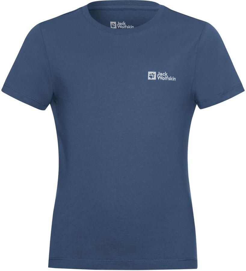 Jack Wolfskin Essential Cotton T-Shirt Kids T-shirt van biologisch katoen Kinderen 104 evening sky Evening Sky - Foto 2