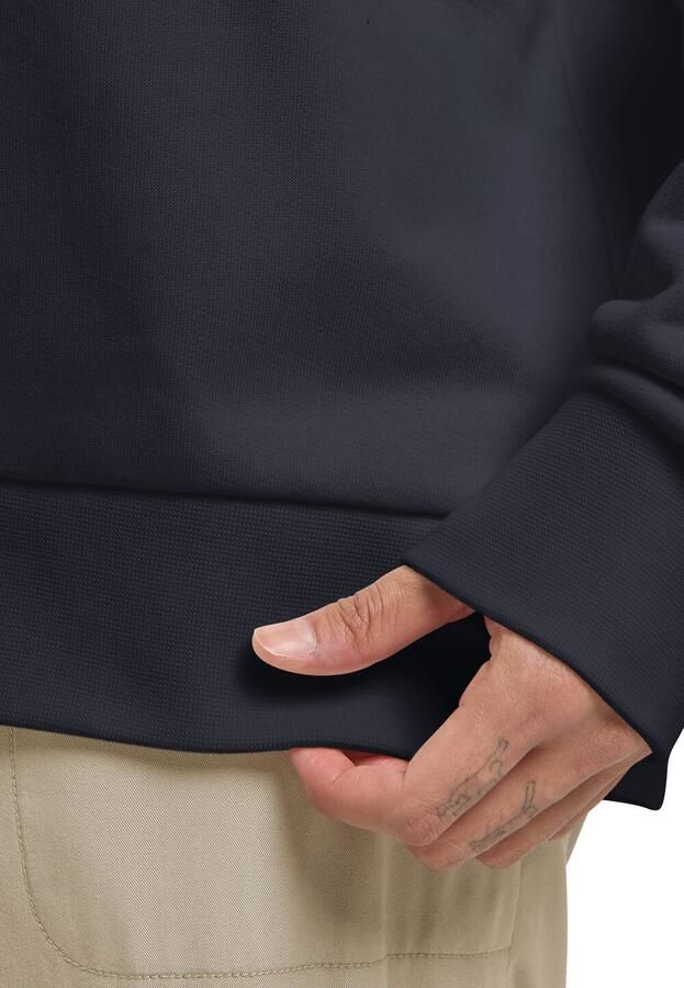 Jack Wolfskin Essential Crewneck Women Sweatshirt van biologisch katoen XXL dark navy dark navy - Foto 5