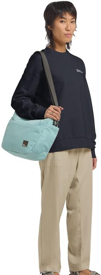 Jack Wolfskin Essential Crewneck Women Sweatshirt van biologisch katoen XXL dark navy dark navy - Foto 8