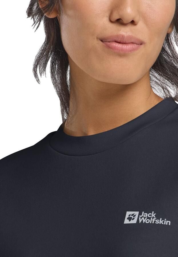 Jack Wolfskin Essential Crewneck Women Sweatshirt van biologisch katoen XXL dark navy dark navy - Foto 4