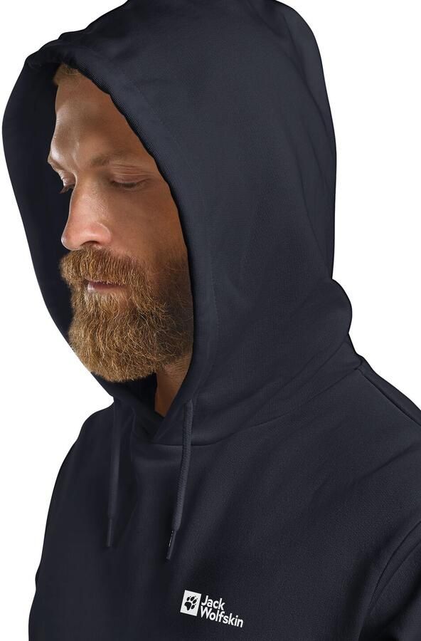 Jack Wolfskin Essential Hoodie Men Hoodie van biologisch katoen heren XXXL dark navy dark navy - Foto 4
