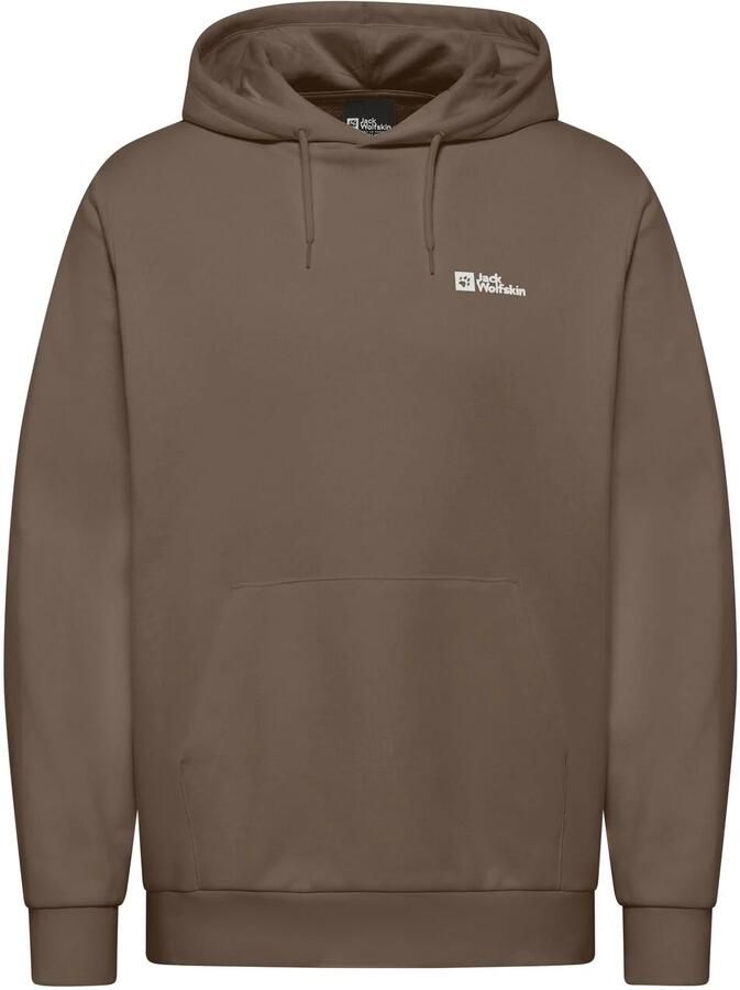Jack Wolfskin Essential Hoodie Men Hoodie van biologisch katoen heren XXL cold coffee cold coffee