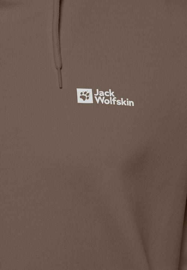 Jack Wolfskin Essential Hoodie Men Hoodie van biologisch katoen heren XXL cold coffee cold coffee - Foto 3