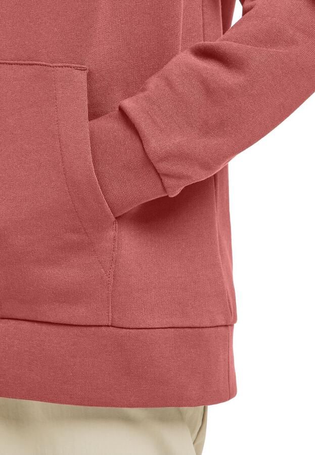 Jack Wolfskin Essential Hoodie Women Hoodie van biologisch katoen dames 2XL mineral red mineral red - Foto 6