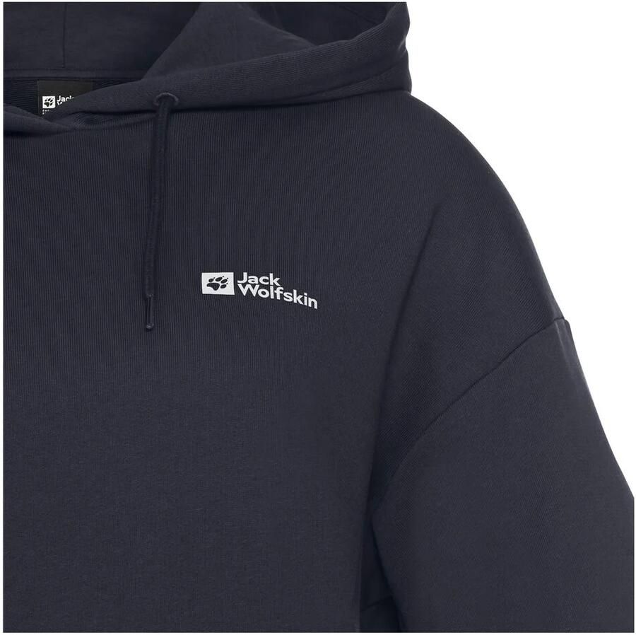 Jack Wolfskin Essential Hoodie Women Hoodie van biologisch katoen dames XXL dark navy dark navy