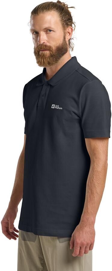 Jack Wolfskin Essential Polo Men Poloshirt Heren XXL dark navy dark navy - Foto 3