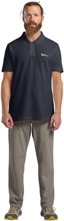 Jack Wolfskin Essential Polo Men Poloshirt Heren XXL dark navy dark navy - Foto 4