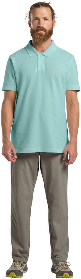 Jack Wolfskin Essential Polo Men Poloshirt Heren XXL soft jade soft jade - Foto 6