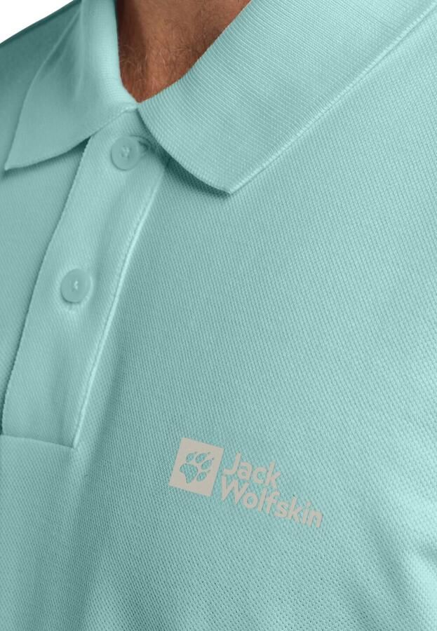 Jack Wolfskin Essential Polo Men Poloshirt Heren XXL soft jade soft jade - Foto 4