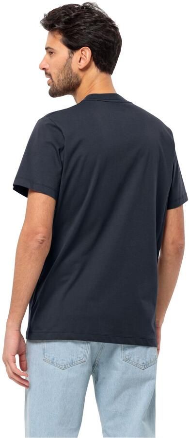 Jack Wolfskin Essential T-Shirt Men T-shirt van biologisch katoen Heren XXXL blue night blue - Foto 2
