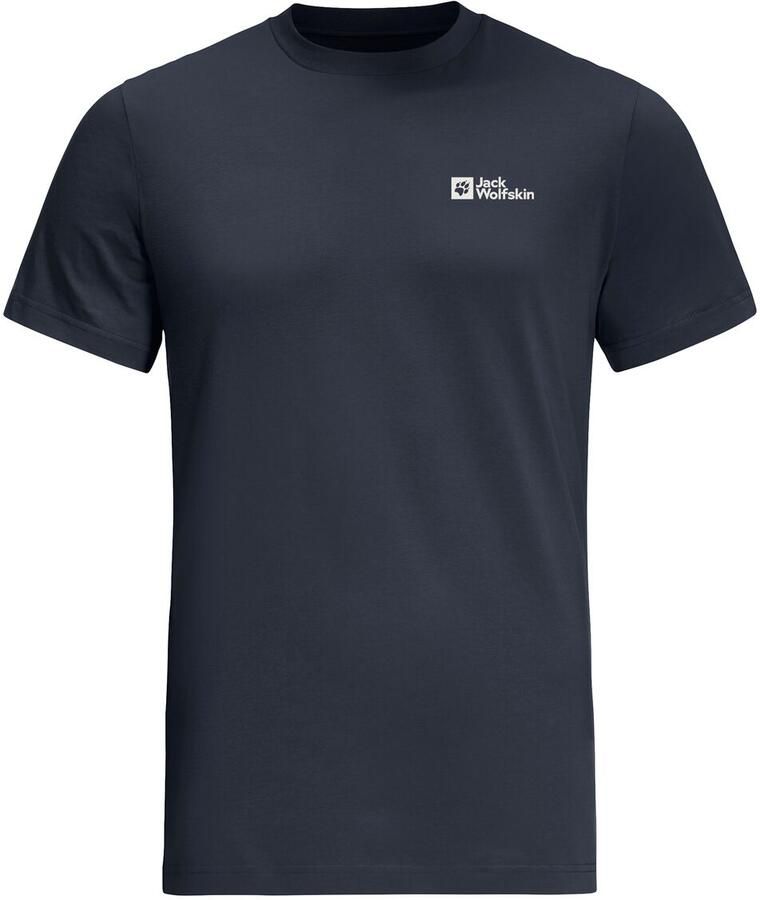 Jack Wolfskin Essential T-Shirt Men T-shirt van biologisch katoen Heren XXXL blue night blue
