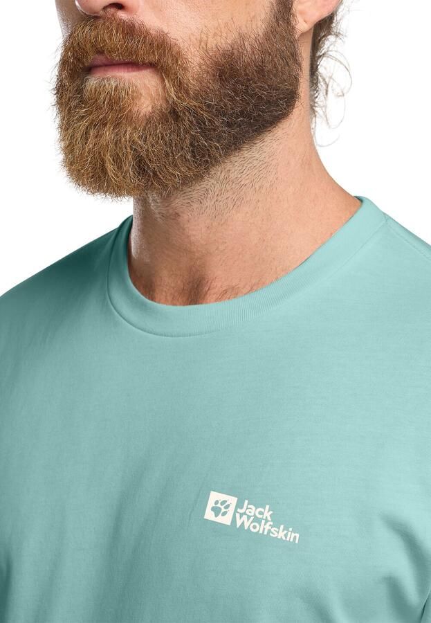 Jack Wolfskin Essential T-Shirt Men T-shirt van biologisch katoen Heren 2XL soft jade soft jade - Foto 3