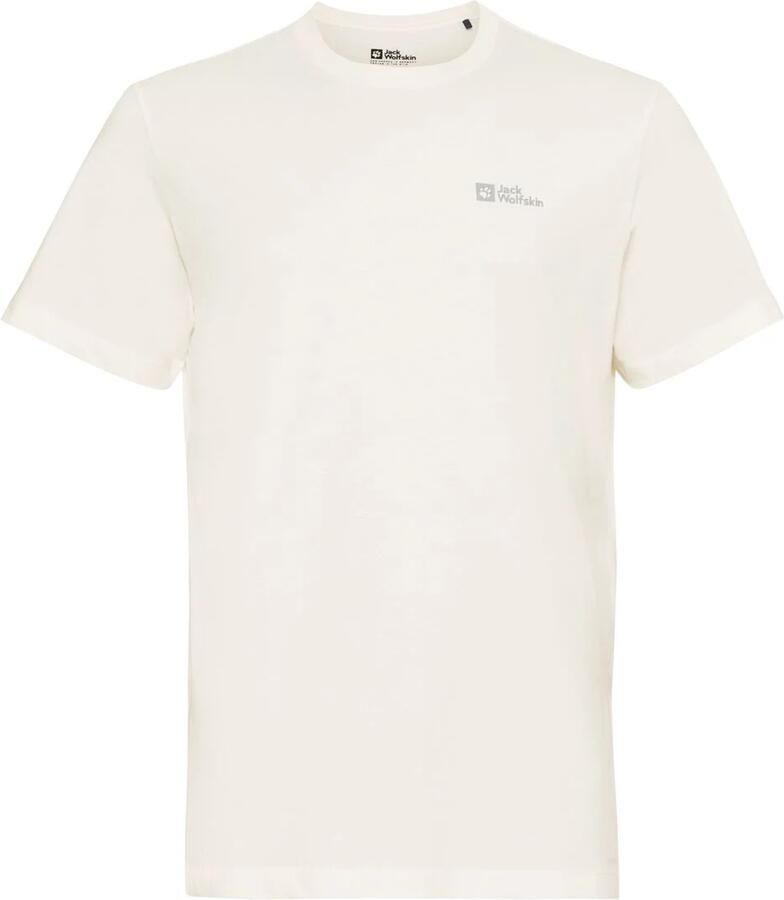 Jack Wolfskin Essential T-Shirt Men T-shirt van biologisch katoen Heren XXXL cotton white cotton white - Foto 3