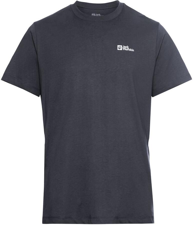 Jack Wolfskin Essential T-Shirt Men T-shirt van biologisch katoen Heren XXXL dark navy grey dark navy grey - Foto 2