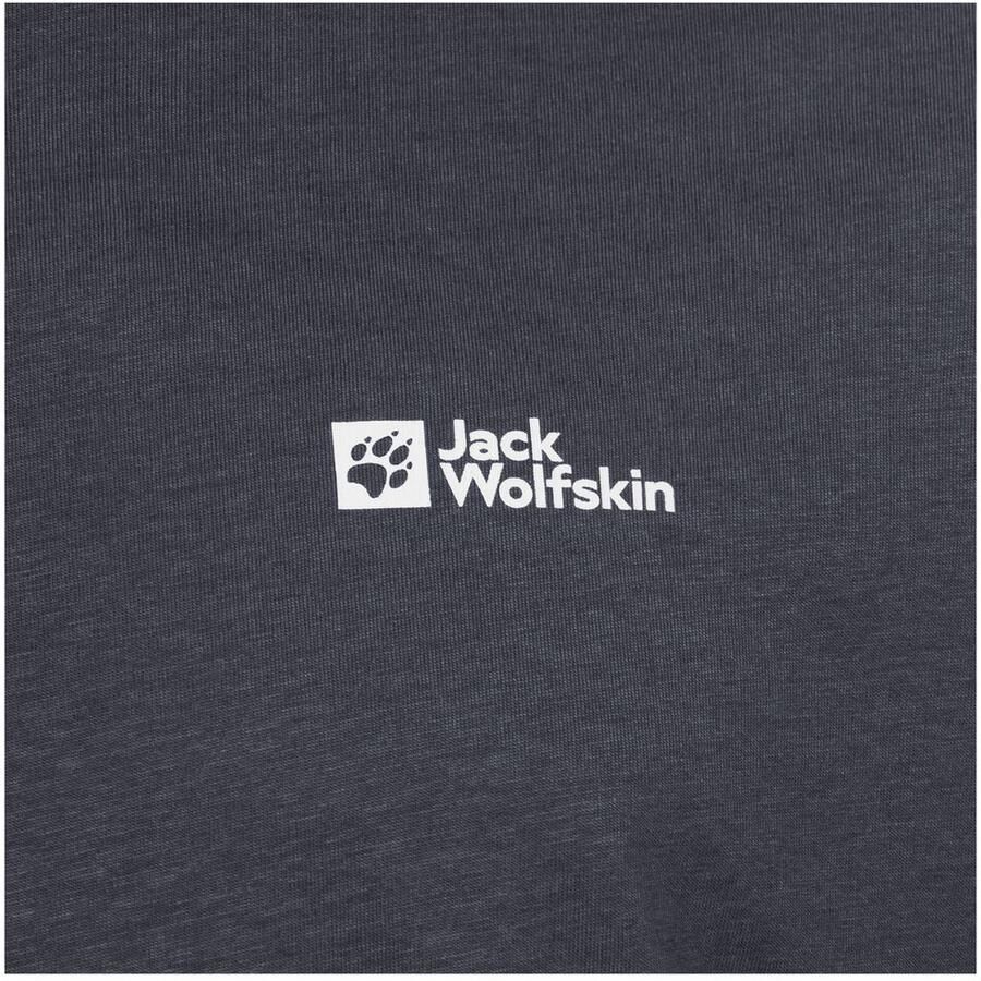 Jack Wolfskin Essential T-Shirt Men T-shirt van biologisch katoen Heren XXXL dark navy grey dark navy grey