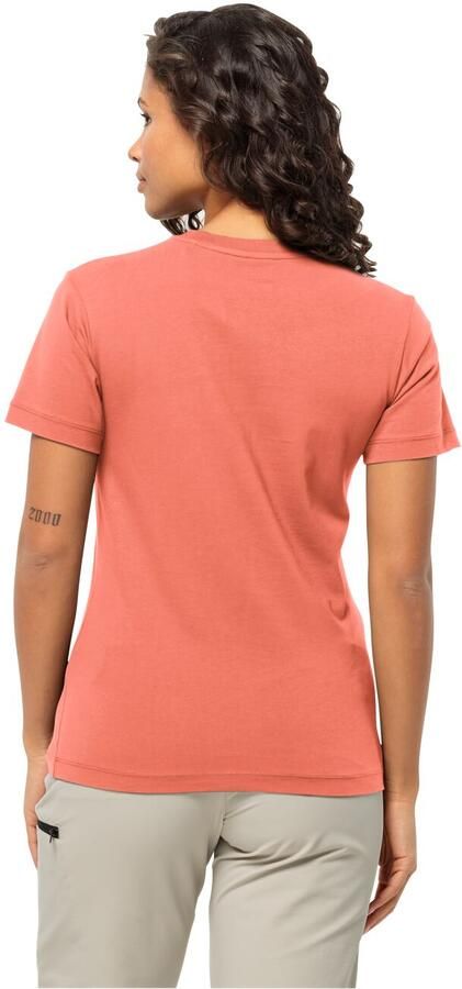 Jack Wolfskin Essential T-Shirt Women T-shirt van biologisch katoen Dames 2XL warm amber warm amber - Foto 4