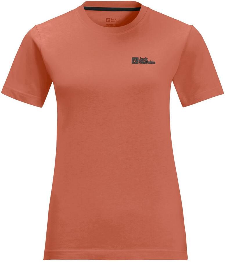 Jack Wolfskin Essential T-Shirt Women T-shirt van biologisch katoen Dames 2XL warm amber warm amber