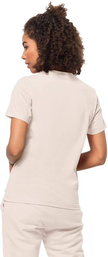 Jack Wolfskin Essential T-Shirt Women T-shirt van biologisch katoen Dames 2XL panna cotta panna cotta - Foto 2