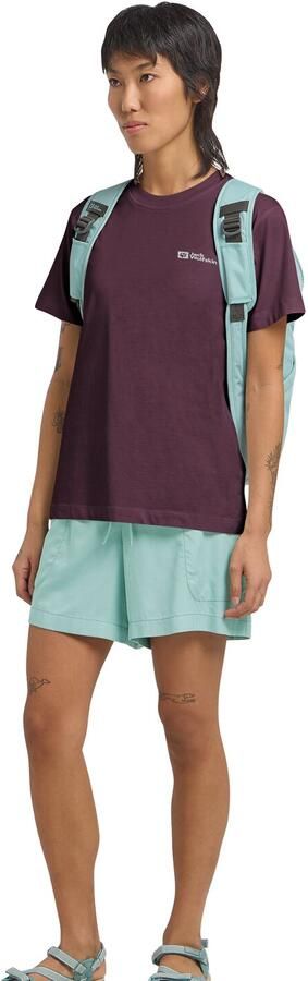 Jack Wolfskin Essential T-Shirt Women T-shirt van biologisch katoen Dames XXL amaranth - Foto 5