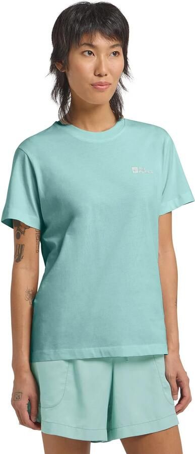 Jack Wolfskin Essential T-Shirt Women T-shirt van biologisch katoen Dames XXL soft jade soft jade - Foto 5