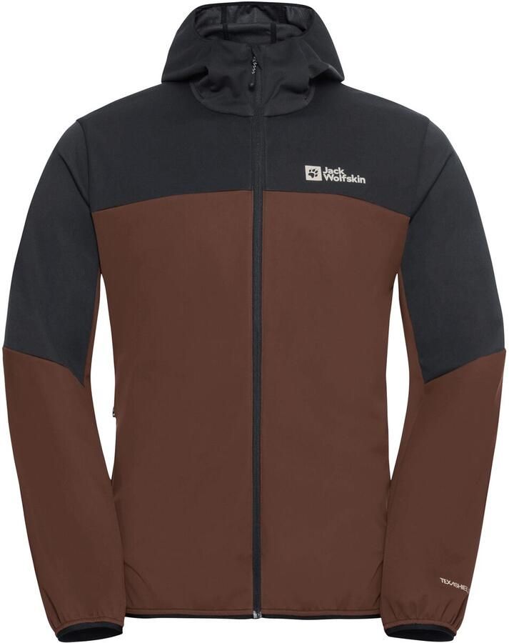 Jack Wolfskin Feldberg Hoody Men Softshelljack Heren XXXL hot choc hot choc - Foto 2