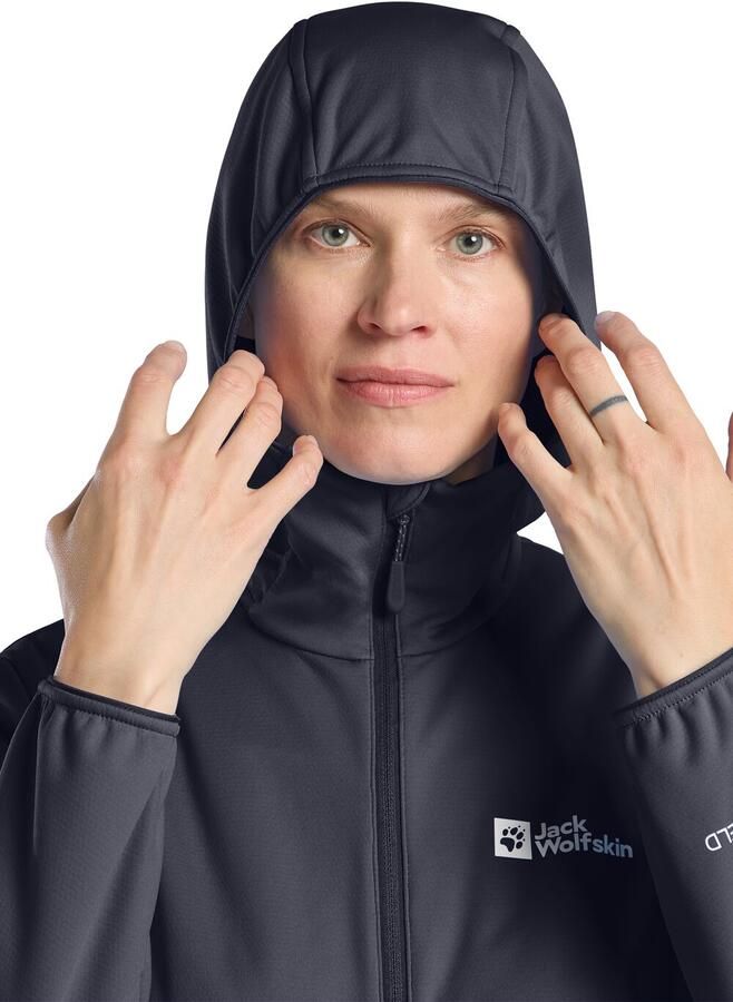 Jack Wolfskin Softshell-jack FELDBERG HOODY W Verwarmend ademend overgangsjas - Foto 4