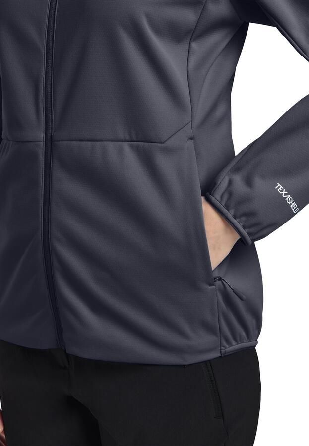 Jack Wolfskin Softshell-jack FELDBERG HOODY W Verwarmend ademend overgangsjas - Foto 5