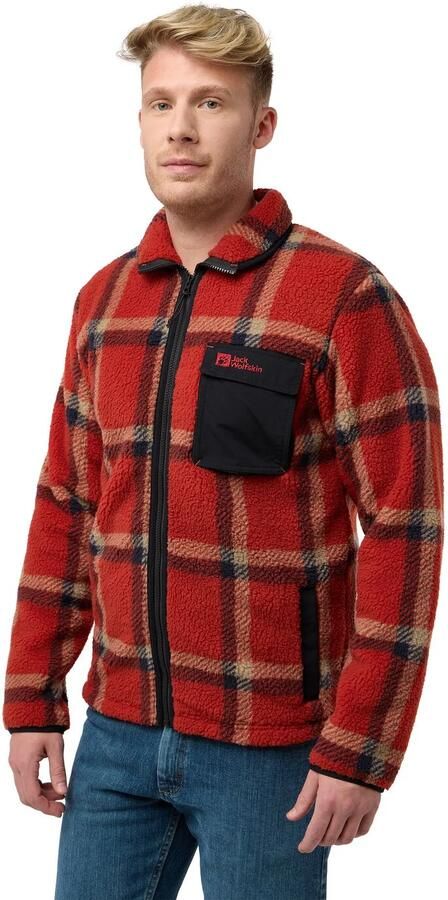 Jack Wolfskin Felslicht Check Jacket Men Fleece jack Heren XXXL intense rust intense rust - Foto 7