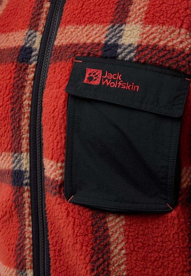 Jack Wolfskin Felslicht Check Jacket Men Fleece jack Heren XXXL intense rust intense rust - Foto 3
