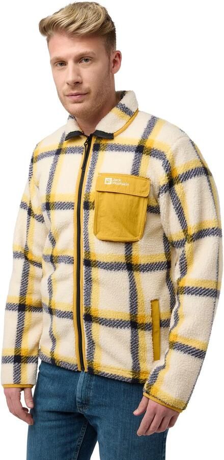Jack Wolfskin Felslicht Check Jacket Men Fleece jack Heren XXXL panna cotta panna cotta - Foto 9